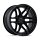 Fuel Flight Black Wheels | Fusion Forged Custom Truck Rims