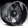 Fuel D256 Driller 2-PC Matte Black Truck Wheels Rims