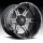 Fuel D257 Driller 2-PC Black Machined Truck Wheels Rims