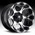 Fuel Dune D524 Machined Gloss Black Truck Wheels Rims