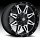 Fuel Hostage D532 Machined Black Truck Wheels Rims