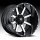 Fuel D261 Maverick 2-PC Matte Black Machined Truck Wheels Rims
