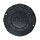 CAP-6C-M16 / Gear Alloy Satin Black Bolt-On Center Cap