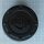 CAP-8LPT-M15 / Gear Alloy Satin Black with Gloss Black Logo Tall Snap-In Center Cap