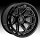 Gear Offroad 754BM Black Hawk Gloss Black Milled