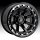Gear Offroad 754MB Black Hawk Gloss Black Machined