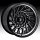 Gear Offroad 757MB Monsoon Gloss Black Machined
