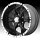 Helo HE791 791 Maxx Gloss Black w/ Machined Accents Custom Rims Wheels
