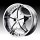 Helo HE846 846 Chrome w/ Black Inserts Custom Rims Wheels