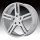 Helo HE885 Silver Custom Rims Wheels