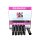 K5BS-14125X27BGR/ Gorilla 5-Lug Black Spline Lug Bolt Kit