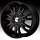 KMC Shilo KM664 664 Matte Black w/ Machined Custom Rims Wheels
