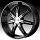 KMC Surge KM665 Black Custom Rims Wheels