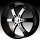 KMC Brodie KM671 671 Black Custom Rims Wheels