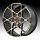 KMC KM695 Crosshair Satin Black Machined