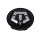 LENS-544BM-8-TIS / TIS Gloss Black Bolt-On Center Cap