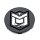 LENS-645MB-DBOMB / DropStars Gloss Black Snap-In Center Cap