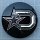 LENS-646MB-DSTAR / DropStars Gloss Black Pop-In Center Cap