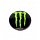 LENS-648MB-6-MG / Monster Energy Gloss Black Pop-Out Center Cap