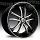 Lexani LSS-55 Gloss Black Machined w/ Machined Accent
