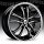 Lexani LSS-55 Gloss Black Machined w/ Stainless Steel Chrome Lip