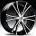 Lexani LX-12 Gloss Black Machined Custom Rims Wheels