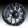 Mayhem Warrior 8015 Gloss Black Machined
