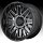 Moto Metal MO802 Warlock Machined Black Gray TInt