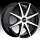 Pacer 784MB Rebel Gloss Black w/ Machined