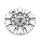 CAP-532C-2-20 / TIS 532C 20x8.5 Chrome Bolt-On Center Cap