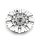 CAP-532C-2-22 / TIS 532C 22x9.5 Chrome Center Cap