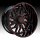 TIS Wheels 544BMR Gloss Black Milled Red Tint