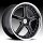 TSW Carthage Gloss Black with Milled Spokes and Mirror Cut Lip Custom Rims Wheels