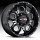 Worx Alloy 809 Rebel Gloss Black with Milled Accents