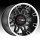 Worx Alloy 811 Conquest Satin Black Machined