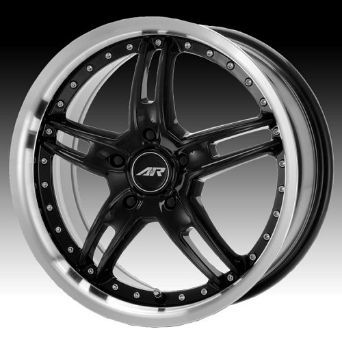 American Racing Santa Cruz AR371 371 Gloss Black Machined Custom Rims Wheels 1