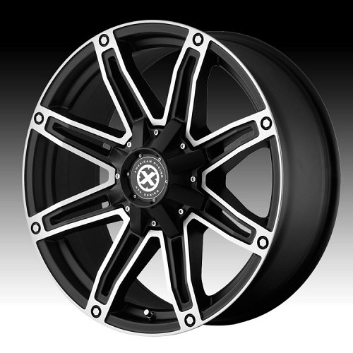 ATX Series AX193 Satin Black Machined Custom Rims Wheels 1