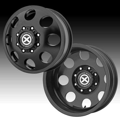 ATX Series AX204 Baja Dually Satin Black Custom Wheels Rims 1