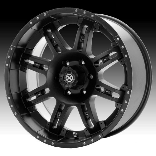 ATX Series AX3991 3991 Thug Teflon&reg; Black Custom Rims Wheels 1