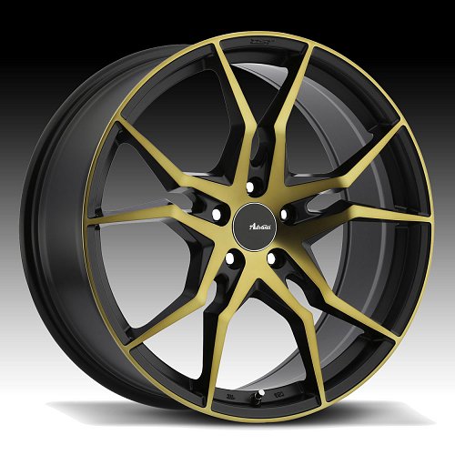 Advanti Racing HD Hydra Machined Black Bronze Custom Wheels Rims 1