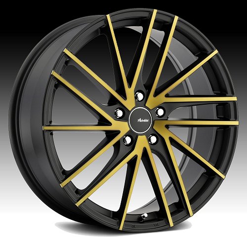 Advanti Racing TB Tubrina Machined Black w/ Bronze Clear Custom Wheels Rims 1