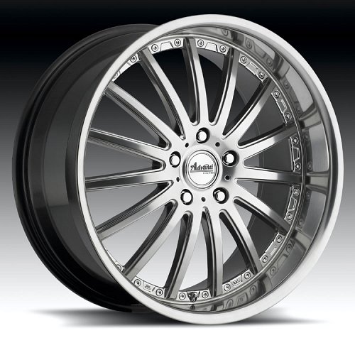Advanti Racing A8 Afoso Mirror Hyper Silver Custom Rims Wheels 1