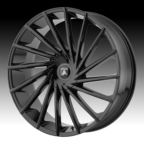 Asanti Black Label ABL-18 Black Custom Wheels Rims 1