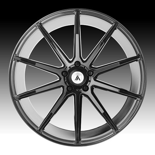 Asanti Black Label ABL-20 Gloss Black Custom Wheels Rims 2