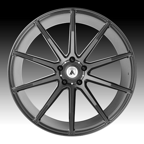 Asanti Black Label ABL-20 Matte Graphite Custom Wheels Rims 2
