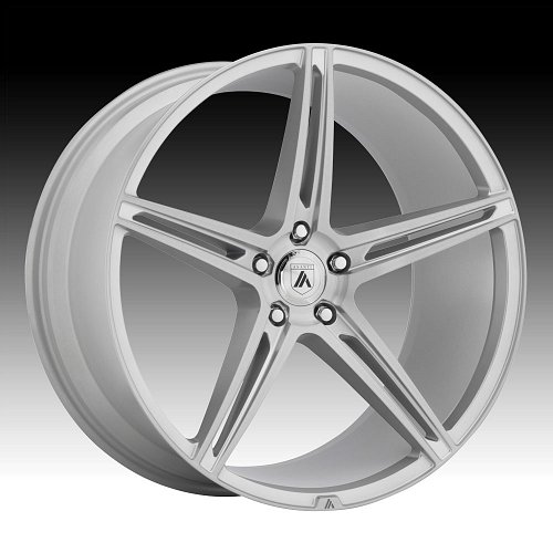 Asanti Black Label ABL-22 Brushed Silver Custom Wheels Rims 1