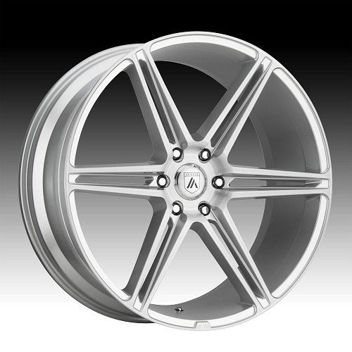 Asanti Black Label ABL-25 Brushed Silver Custom Wheels Rims 1