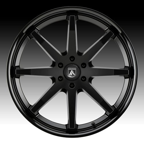 Asanti Black Label ABL32 Kaiser Black Custom Wheels Rims 2