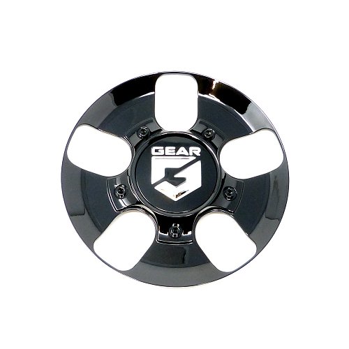 CAP-5H-B19/ Gear Alloy Gloss Black Snap In Center Cap 1