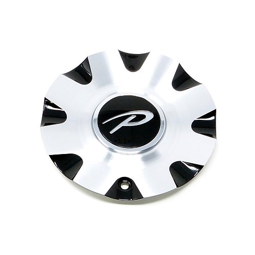 CAP-784MBF / Pacer 784MB FWD Machined Gloss Black Center Cap 1